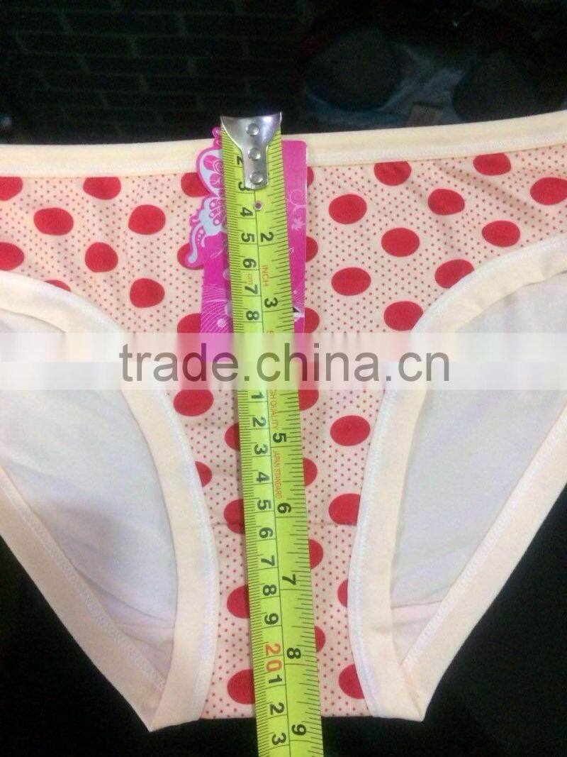 Cheap Price Poly Cotton Girl Briefs