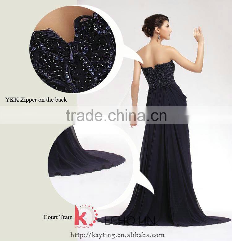 Elegant off-shoulder light green 2013 new model evening dress