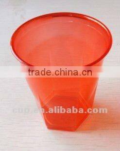 C087890-S 8oz(250ml) PP disposable square round plastic hexagonal cup
