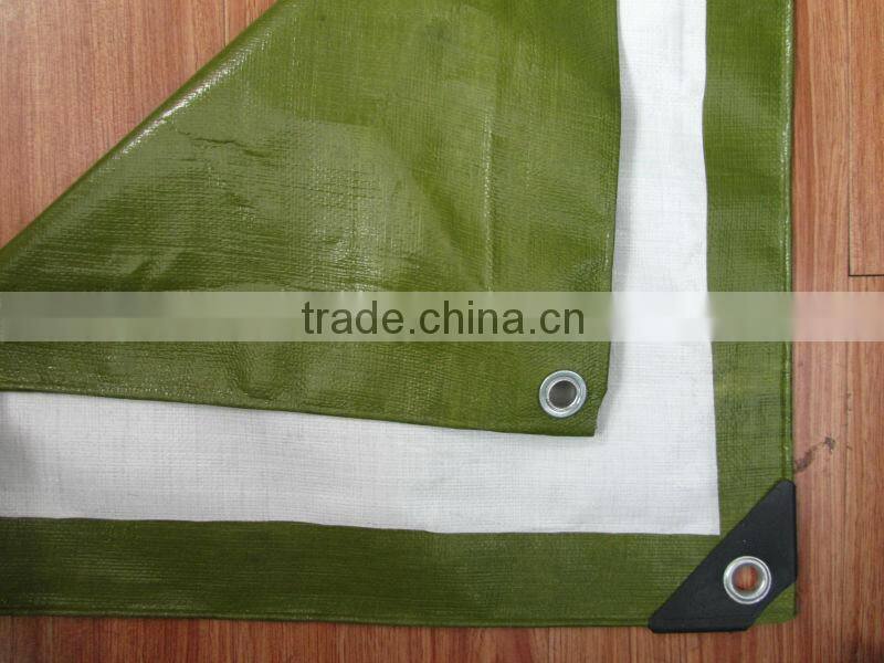 200gsm blue and silver HDPE tarpaulin roll, China factory price
