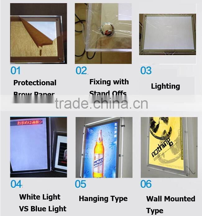 SMD5730 0.2W 72leds/m 4mm Slim led rigid strip for LED Advertising Display