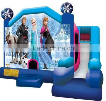 Frozen Inflatable Combo For Kids Inflatable Bouncers Slides