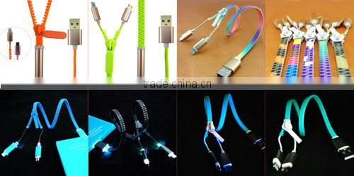 In ear music earphone with 3.5mm jack and zipper style new model high quality headphone for MP3 MP4