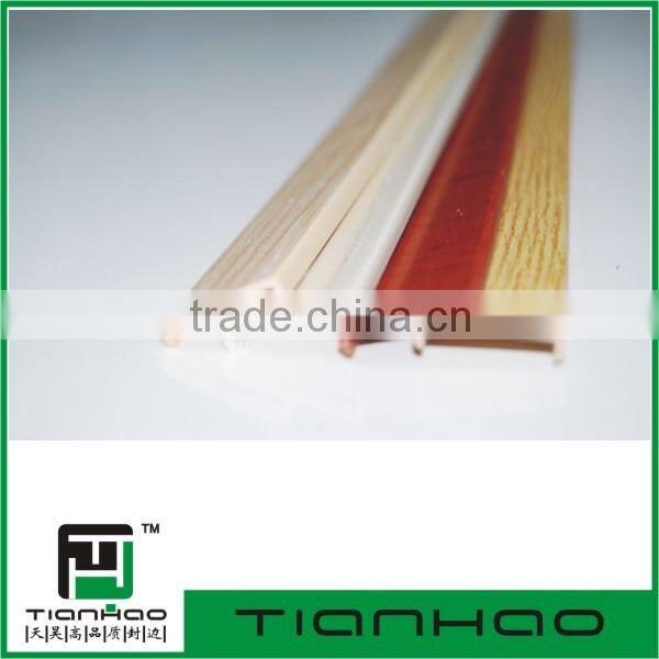 u-shaped edge trim/ customized pvc plastic edge banding antique wood trim