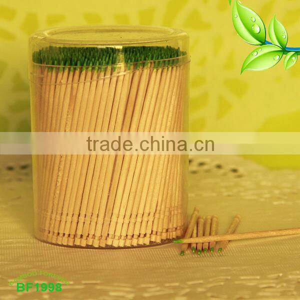 65*2.0mm soft jar mint Bamboo Toothpick