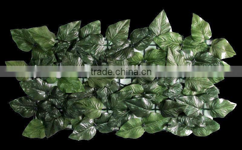 China wholesale artificial green leaf fence