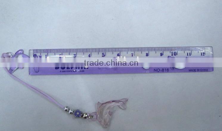 beautiful plastic dolphin ruler