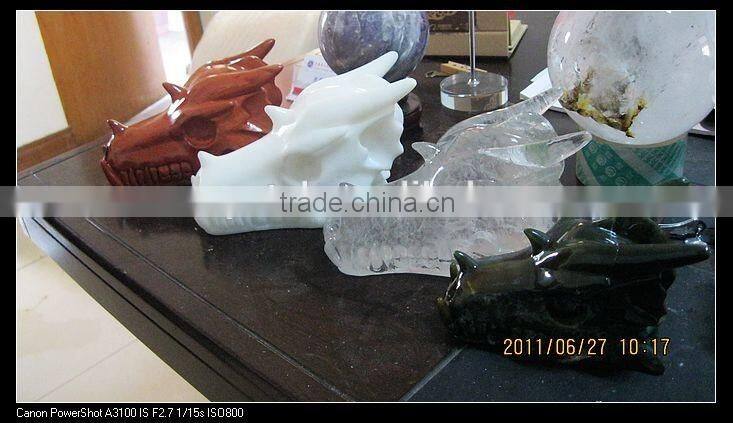 Nature Crystal dragon skull