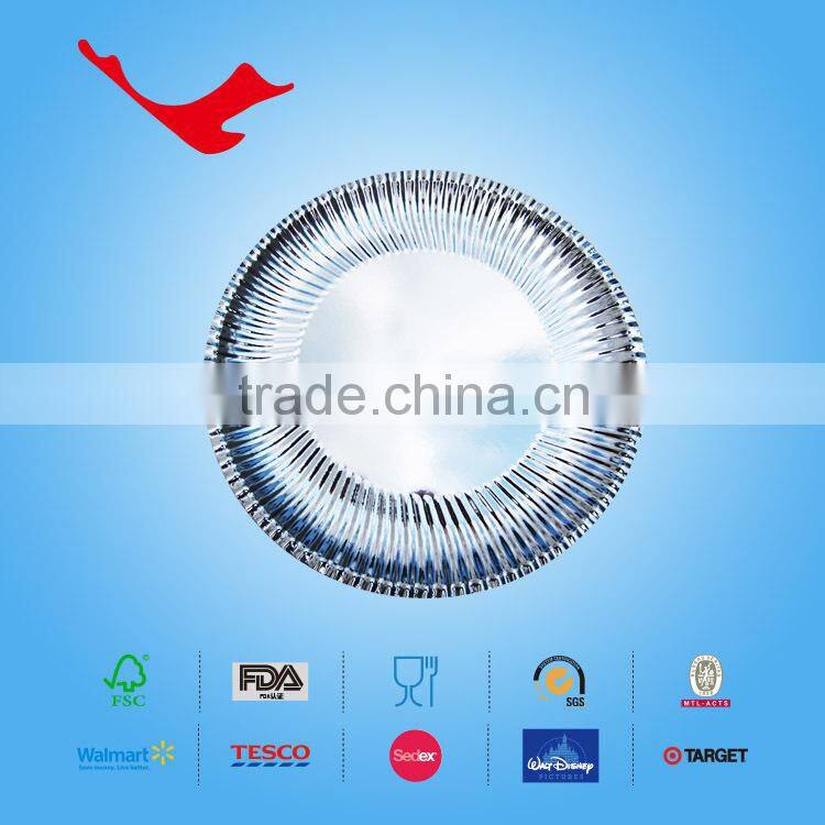 PET film paper plate