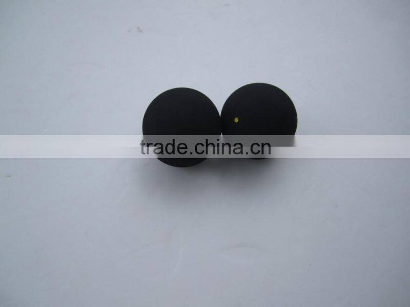 Fangcan One Yellow Dot High Quality Black Squash Ball