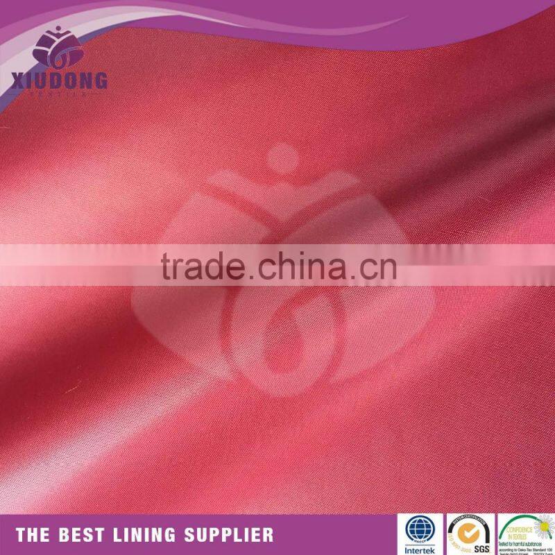 high density 290t polyester taffeta ripstop for garment lining fabric