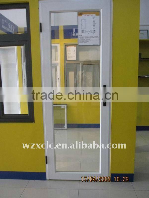 Durable 1.4mm profile grey aluminium casement door