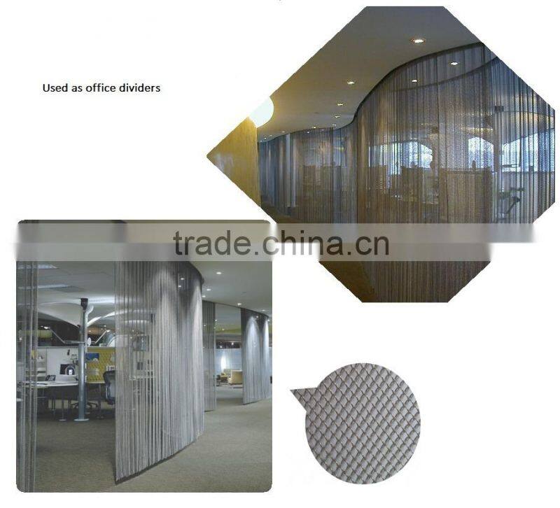 hanging divider light weight wire mesh