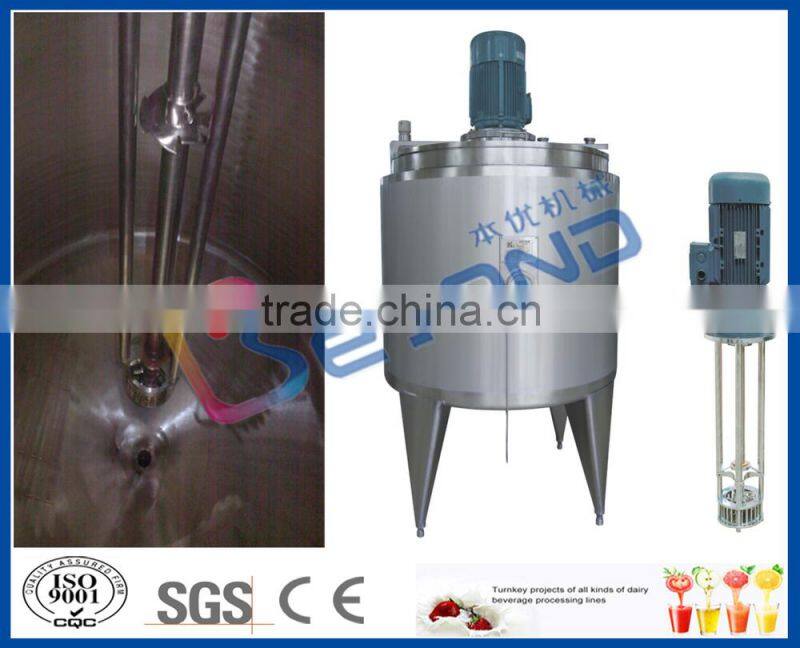 stainless steel blending tank for juice milk