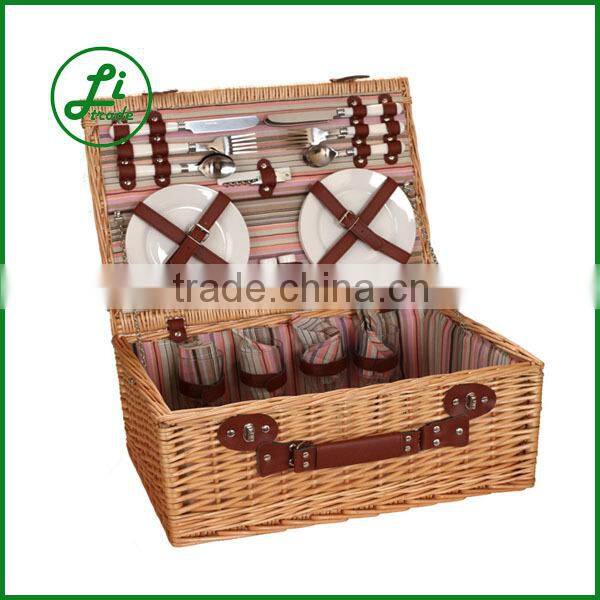 top grage retangular personalized picnic basket