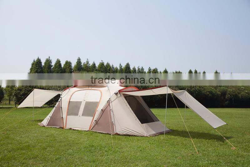 2016 new design waterproof 4-5 person camping tent