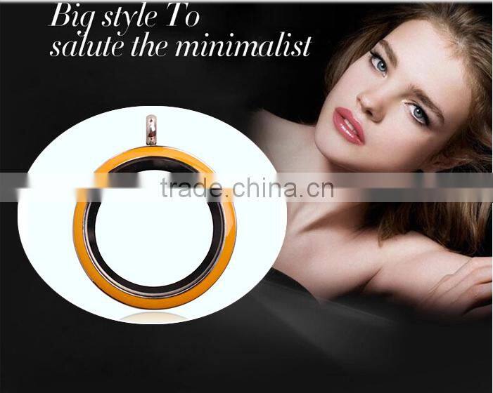 Latest design hot new glass locket meaningful pendant necklace jewelry, fashion necklace 150N37
