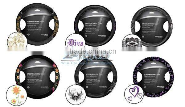 Genuine Leather Steering Wheel Cover