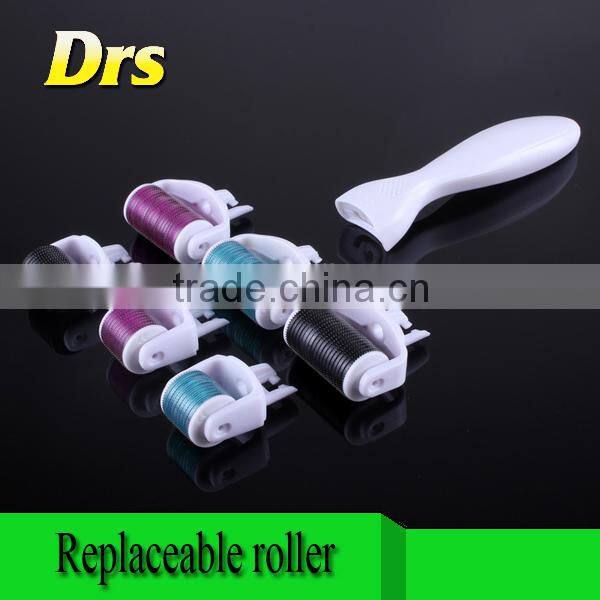 Dermaroller microneedle skin nurse system for skin therapy