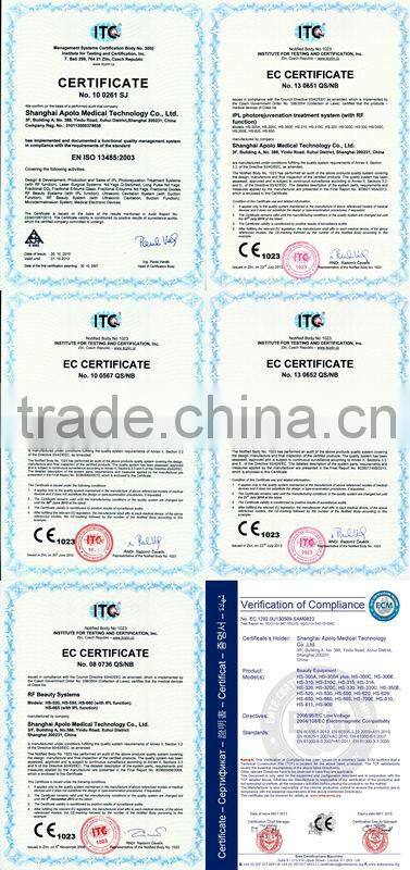 1540nm Er Glass Fractional Laser machine for wrinkle removal scar removal by Shanghai Apolo