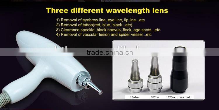 1064 nm 532nm 1032nm 1200W q-switch nd:yag laser / laser machine prices eyebrow washing laser laser tattoo removal