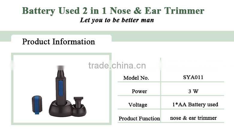 dual voltage salon beauty equipment nose and ear hair trimmers