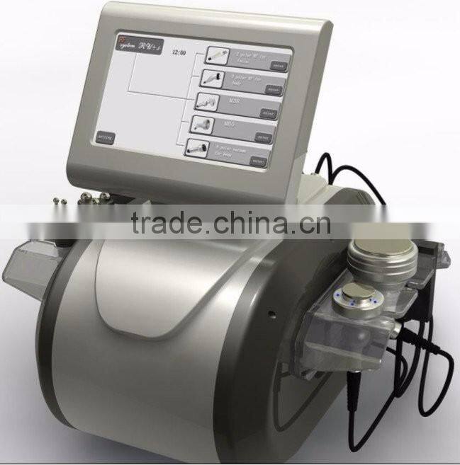 RU+5 Fat explosion Miltipolar RF Radio Frequency Ultrasonic Vacuum Cavi Lipo Machine cavitation vacuum