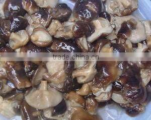 salted shiitake mushroom in brine