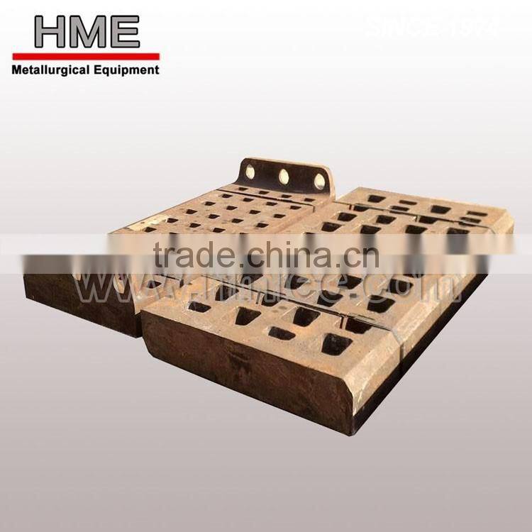 Recycling metal shredder wear parts