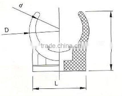 PVC pipe bracket
