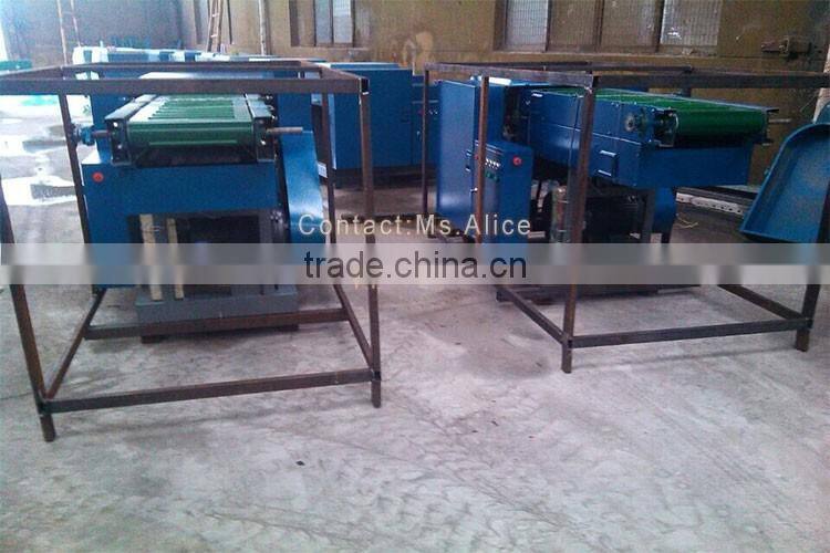 automatic waste rags cloth fiber chopping machine