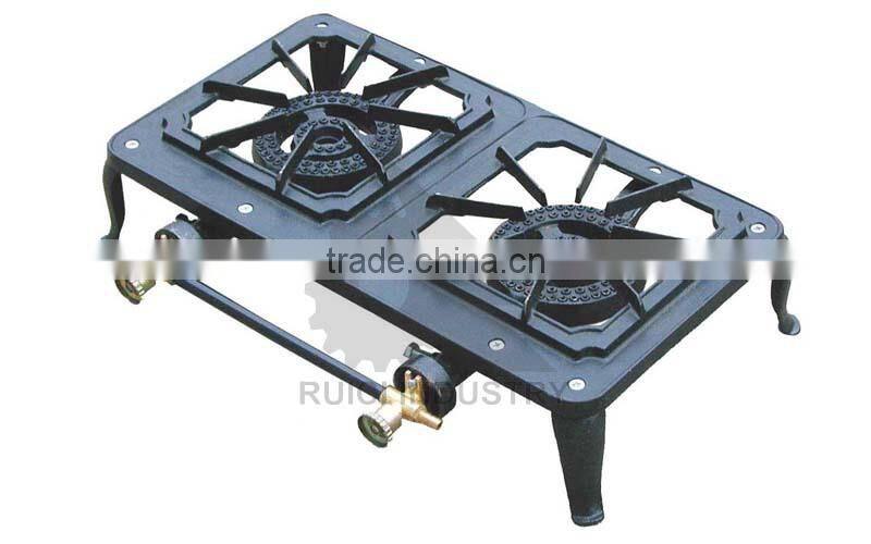 Kitchen Gas Camping Cast Iron BBQ Grill Burners For Barbecue