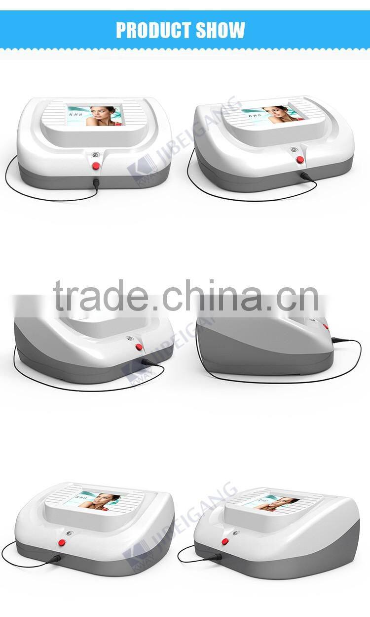beauty salon use portable 30MHz RF laser blood vessels removal machine