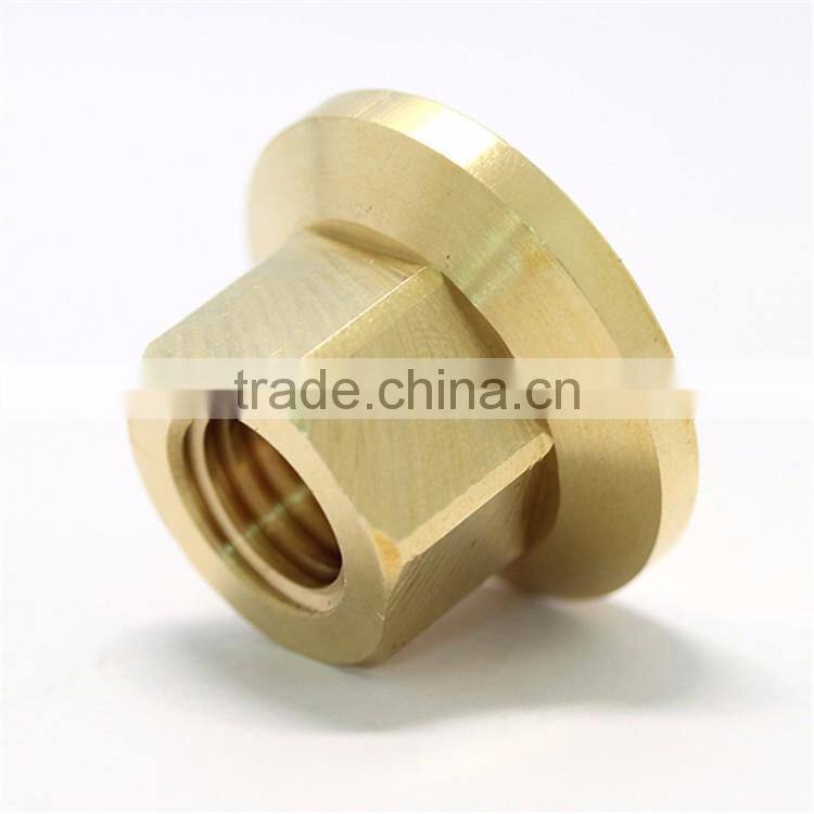 Made in china hex brass nut,cnc brass lathe turning