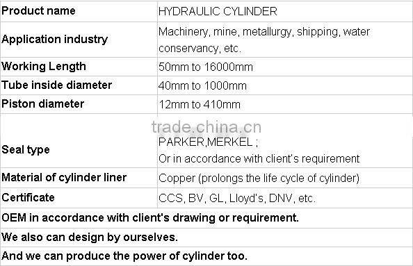 hydraulic cylinder long stroke