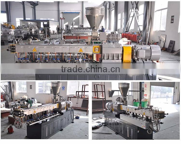 Mini plastic pelletizing granulator extruder machine