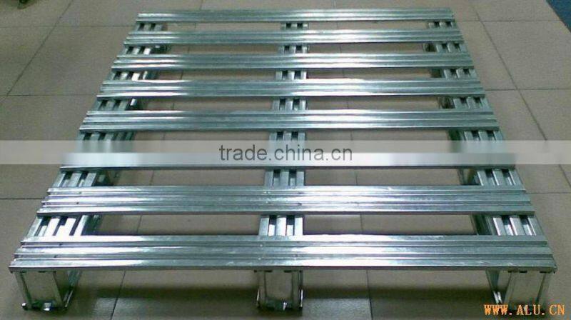 Standarded _4 way_block aluminum pallet
