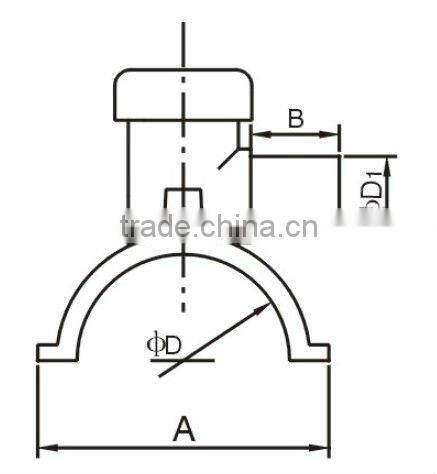 PE Electrofusion Tapping Saddle/pe electrofusion fitting/pe fitting/pe pipe fittings