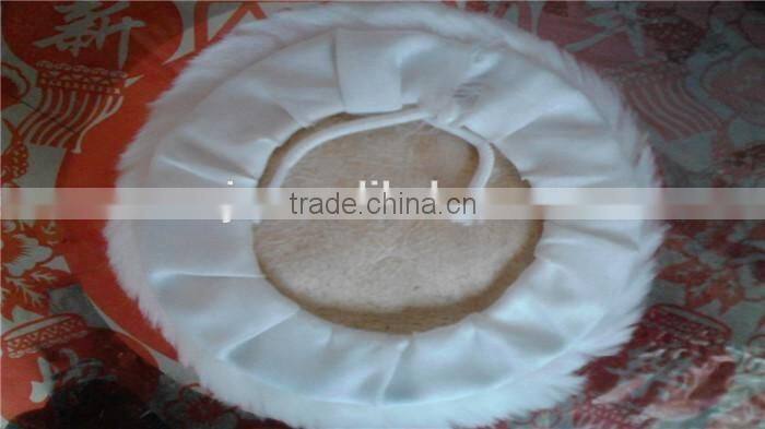 lambskin wool bonnet ,sheepshin wool polishing pad