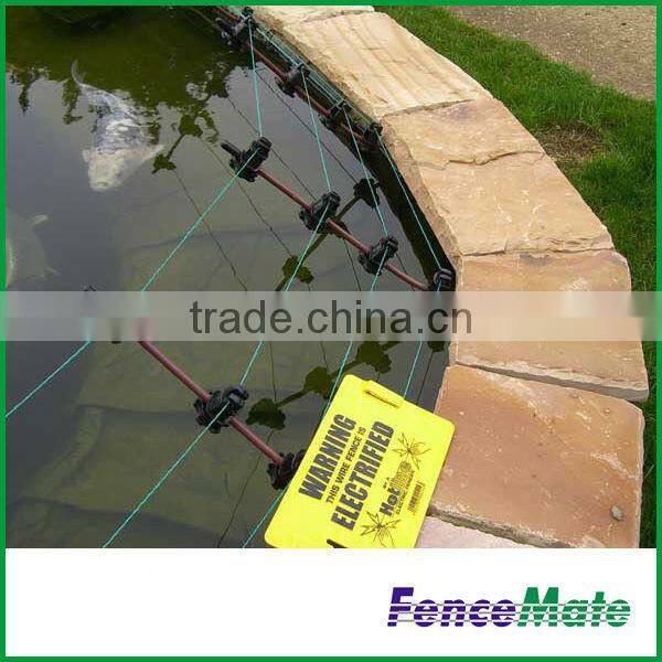Electric Fence Plastic Warning Sign With Pre-Drilled Holes