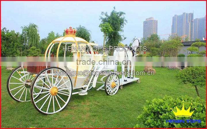 Luxury Baby Princess Horse Pumpkin Wedding Cinderella Carriage