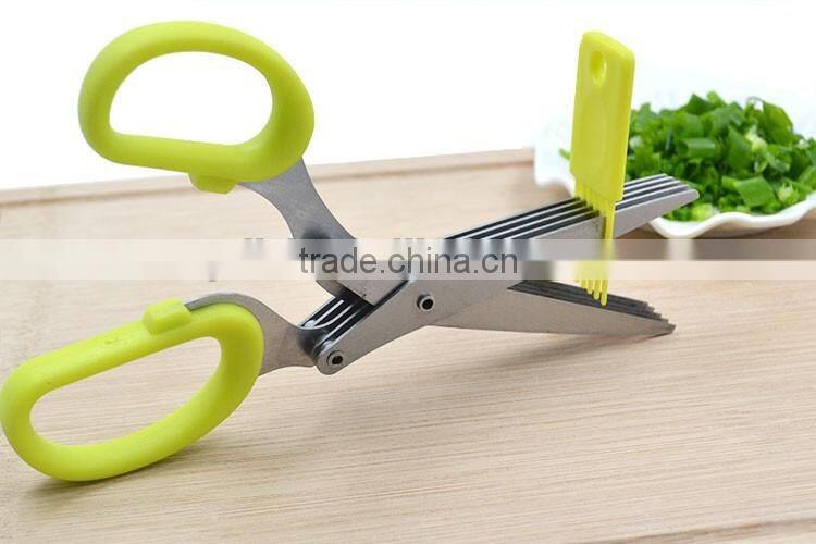 0200026 Premium quality 5 layers cutting scissors for herb