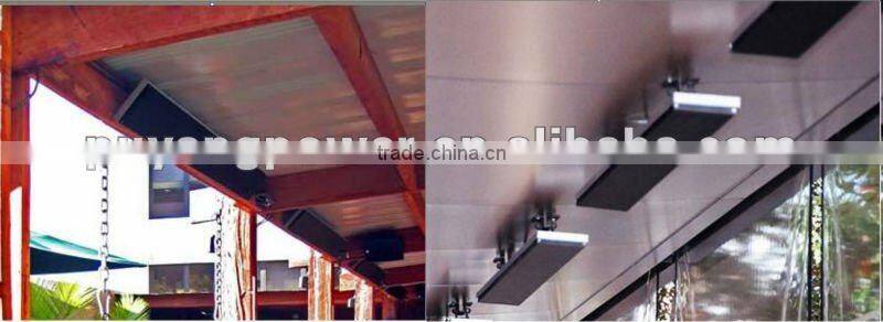 Comfortable Black 800W to 6000W Infrared radiant heater