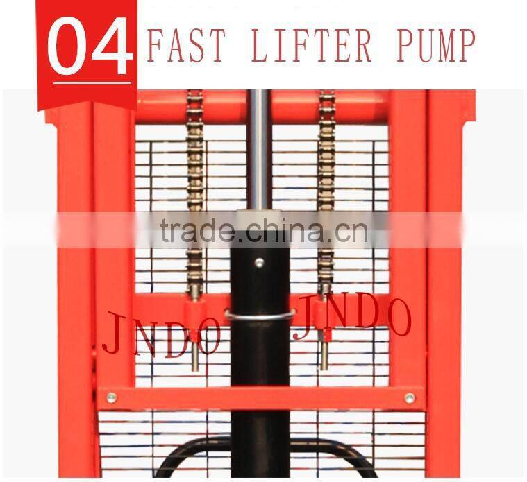 factory outlets 1000kg manual forklift stacker hydraulic hand pallet Stacker