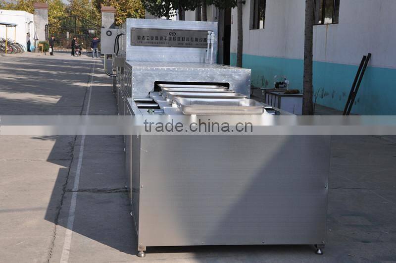 Tunnel type microwave dryer for diamond powder/microwave drying machine