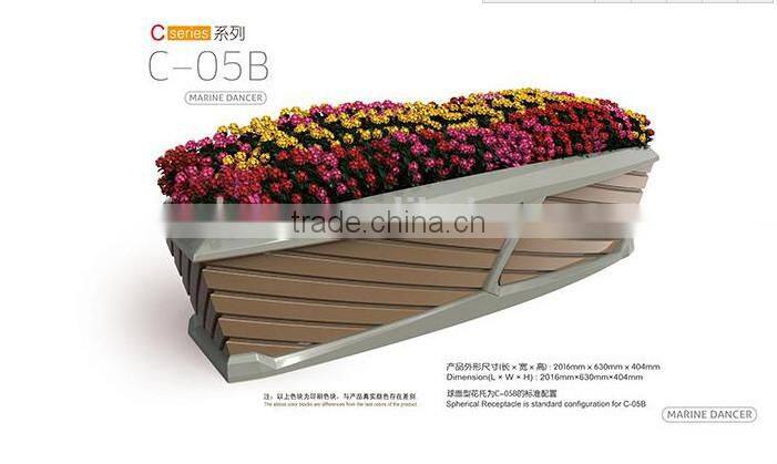 C-05B Large storage self-watering double wall and heat insulation garden flower pot
