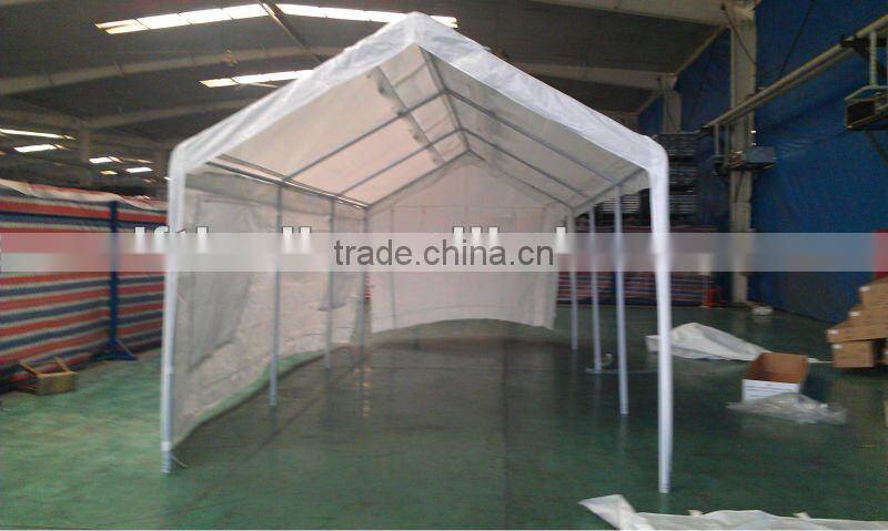 outdoor steel pipe PE carport 3x6m