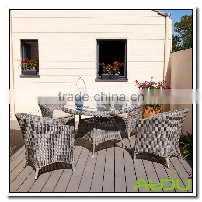Audu Houston Patio Outdoor Garden Rattan Dining Set