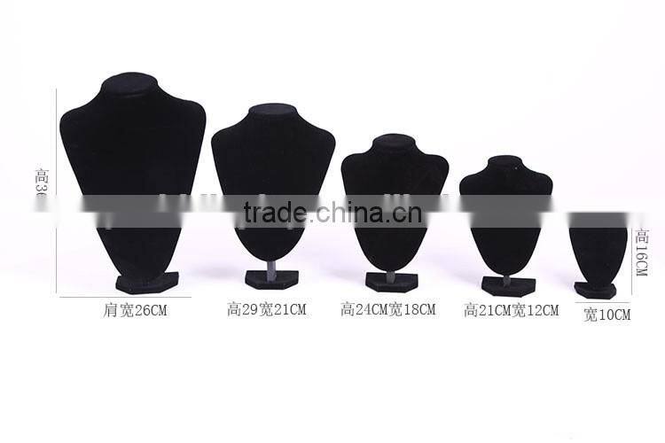 velvet jewelry stand mannequin necklace holder mannequin display