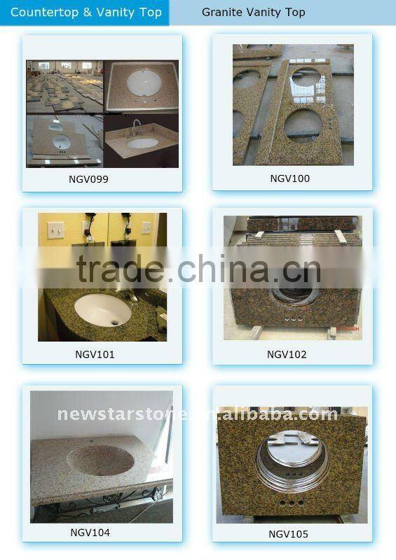 Kashmir white granite bathroom vanity top
